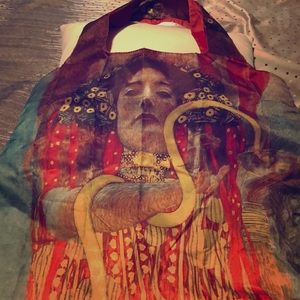 Museum tote bag w/ storage pouch